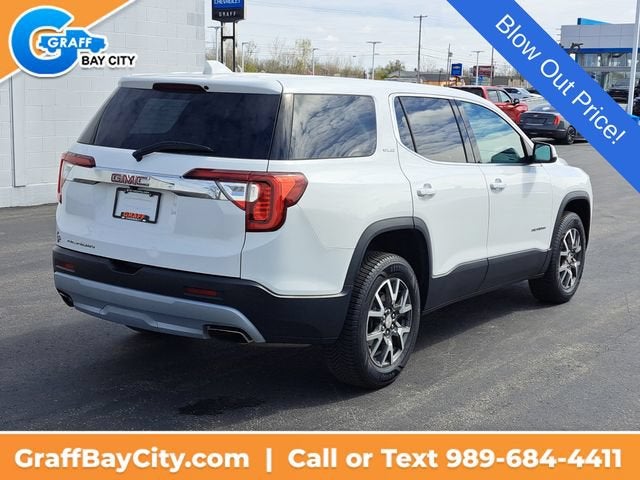 2022 GMC Acadia — rear three-quarter view