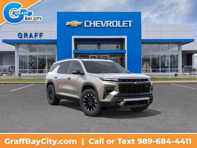 2026 Chevrolet Traverse Z71 in Sandstone Gray — front three-quarter view