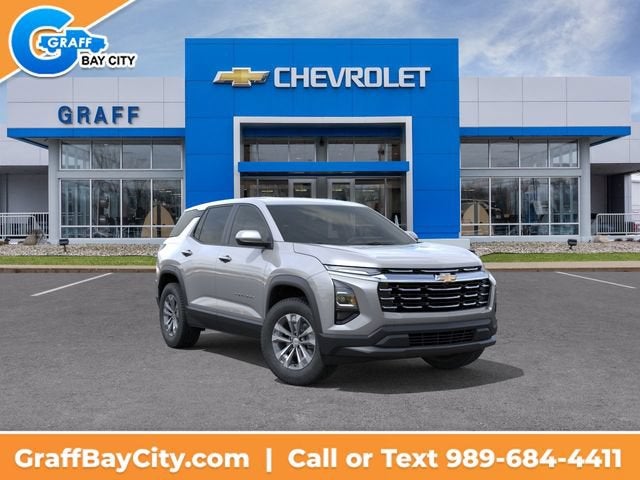 2026 Chevrolet Equinox LT in Sterling Gray Metallic — front three-quarter view