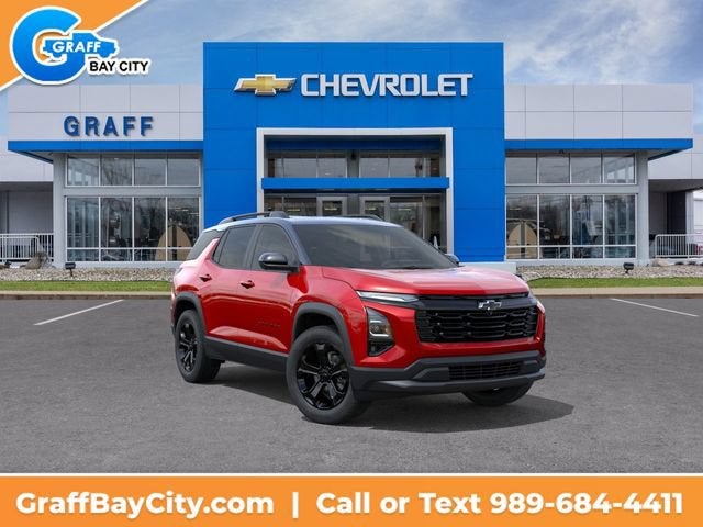 2026 Chevrolet Equinox LT in Radiant Red Tintcoat — front three-quarter view