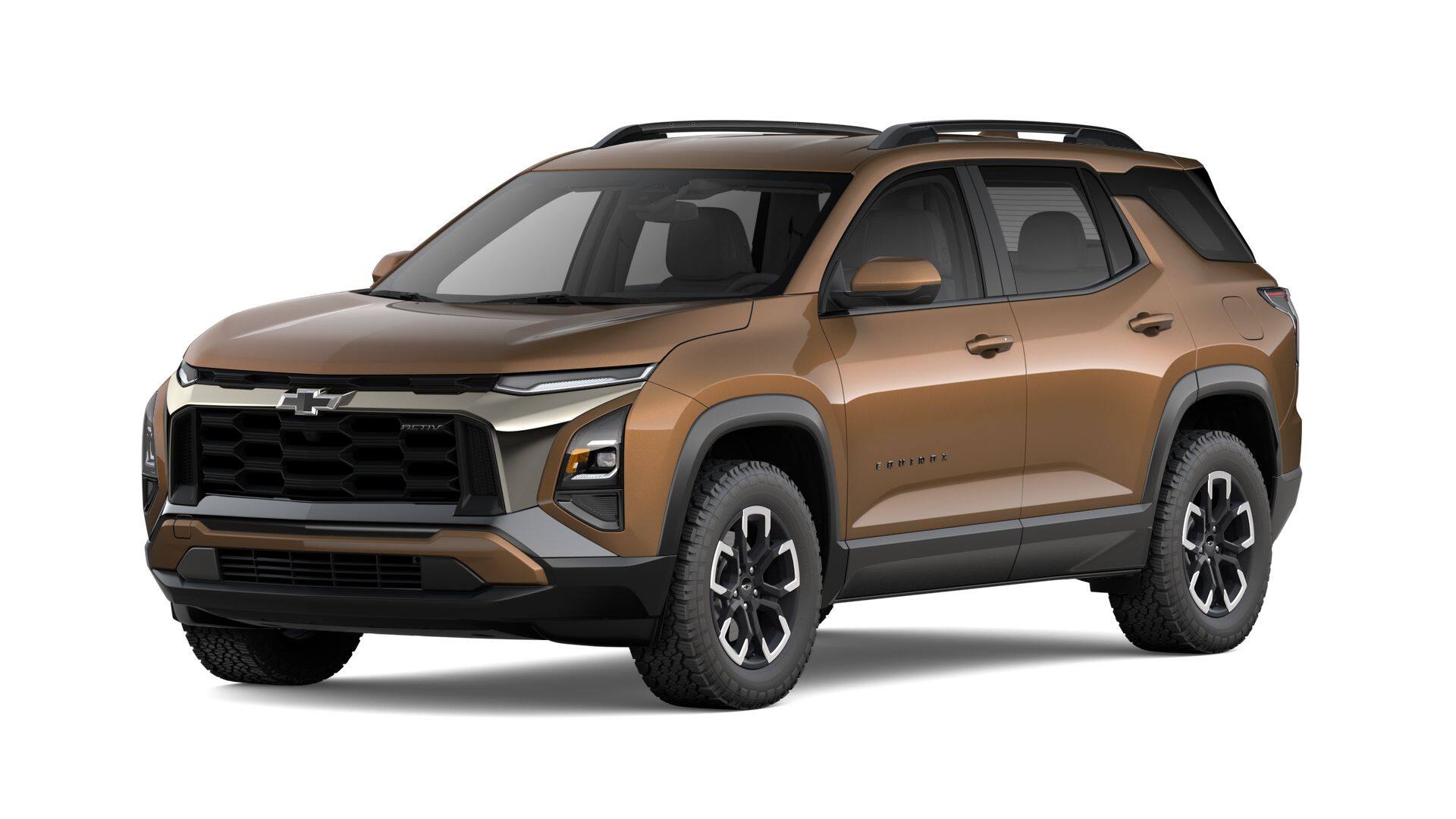 2027 Chevrolet Equinox ACTIV in Autumn Harvest Metallic — front three-quarter view