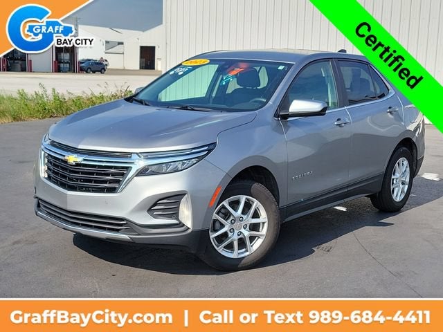 2023 Chevrolet Equinox LT in Sterling Gray Metallic — front three-quarter view