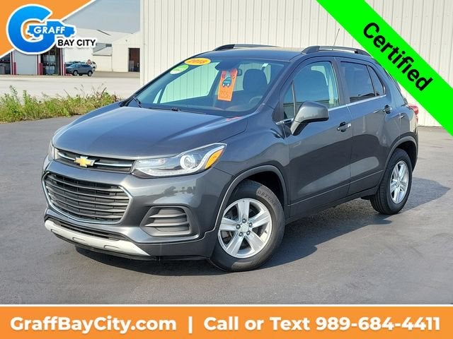 2018 Chevrolet Trax LT in Nightfall Gray Metallic — front three-quarter view