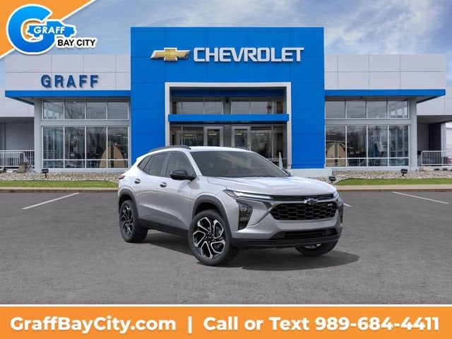 2026 Chevrolet Trax 2RS in Sterling Gray Metallic — front three-quarter view