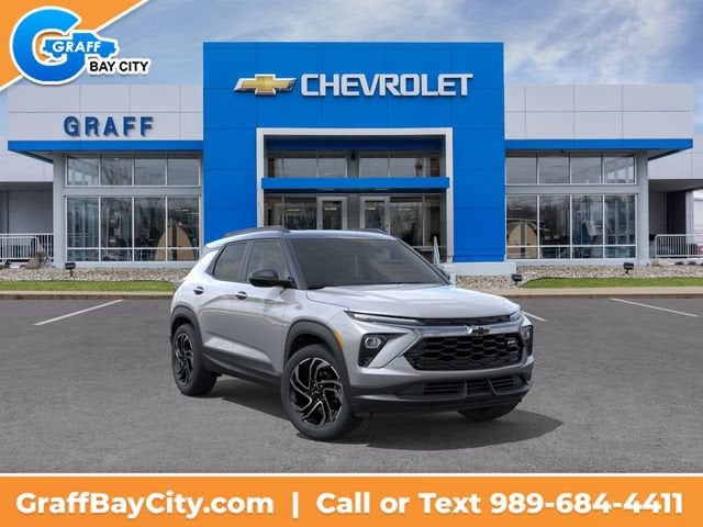 2026 Chevrolet Trailblazer RS in Sterling Gray Metallic — front three-quarter view